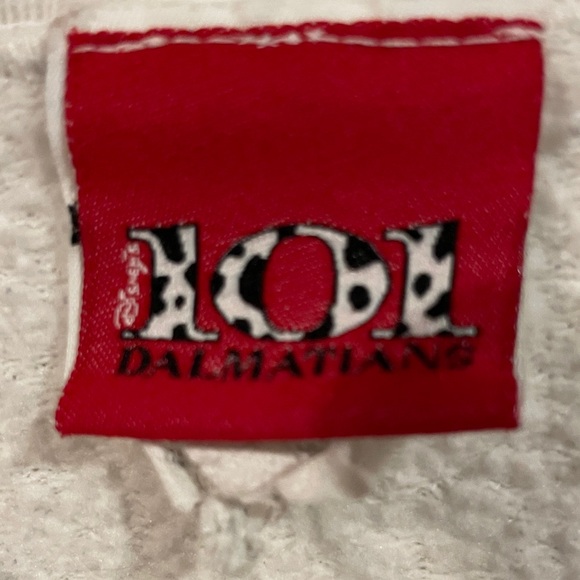 Vintage 90s 101 Dalmatians Print White Sweater - Picture 2 of 5